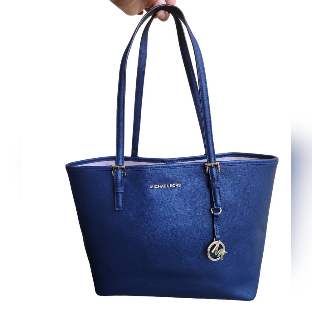 Michael Kors het jet tote  navy blue - Picture 2 of 11